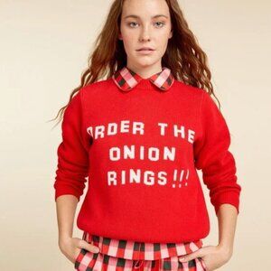 Ban.do x Katie Kimmel Red Sweater NWT Size L